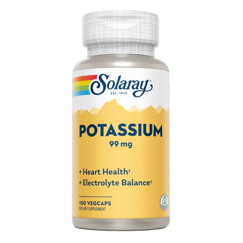 Potasio citrato 99mg 60vcaps Solaray