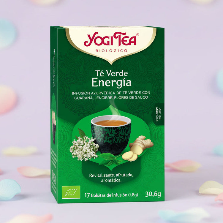 Yogi Tea Te verde energia 17 filtros BIO