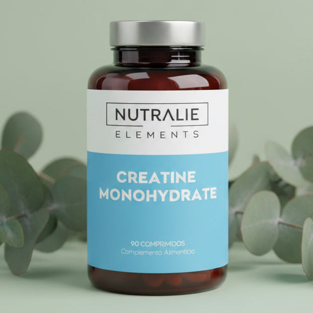 Nutralie Creatina Monohidrato Pura 90 comprimidos suplemento fuerza muscular — andavida.es