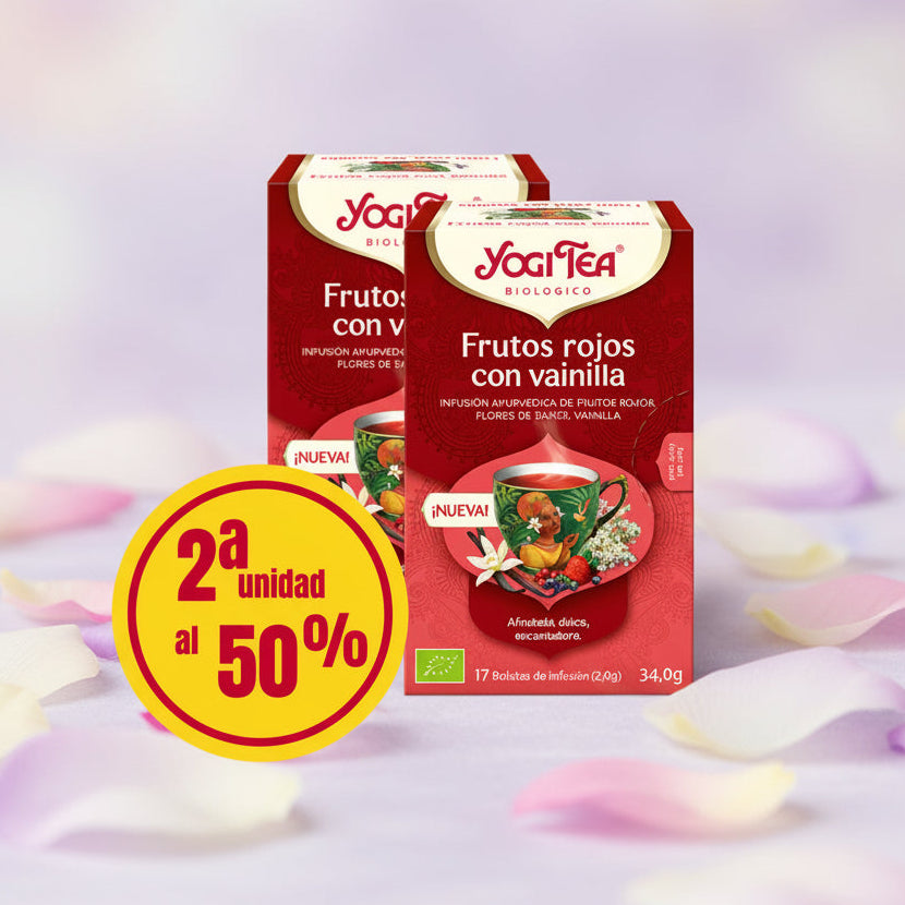Yogi Tea Frutos Rojos Bio 17 filtros infusion ecologica antioxidante oferta — andavida.es