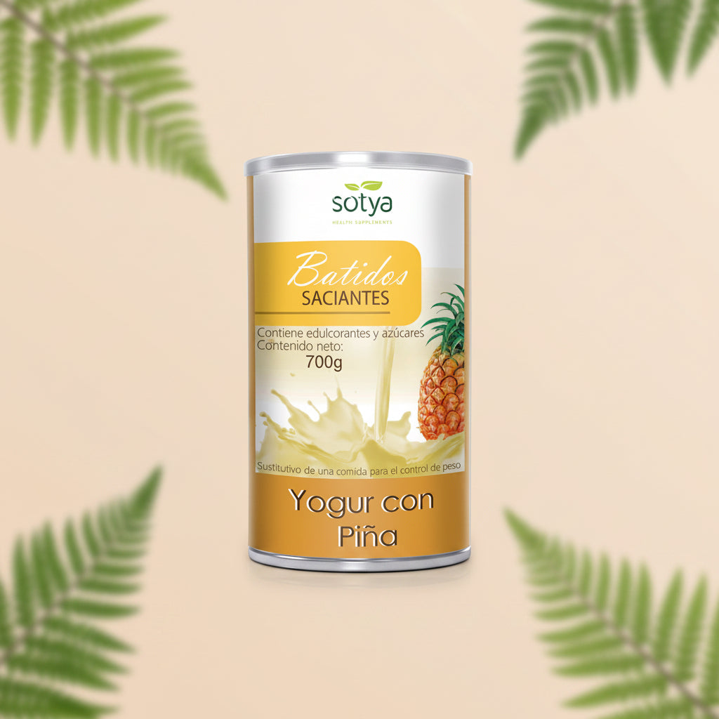 Batido saciante de Yogur-Piña 700g Sotya