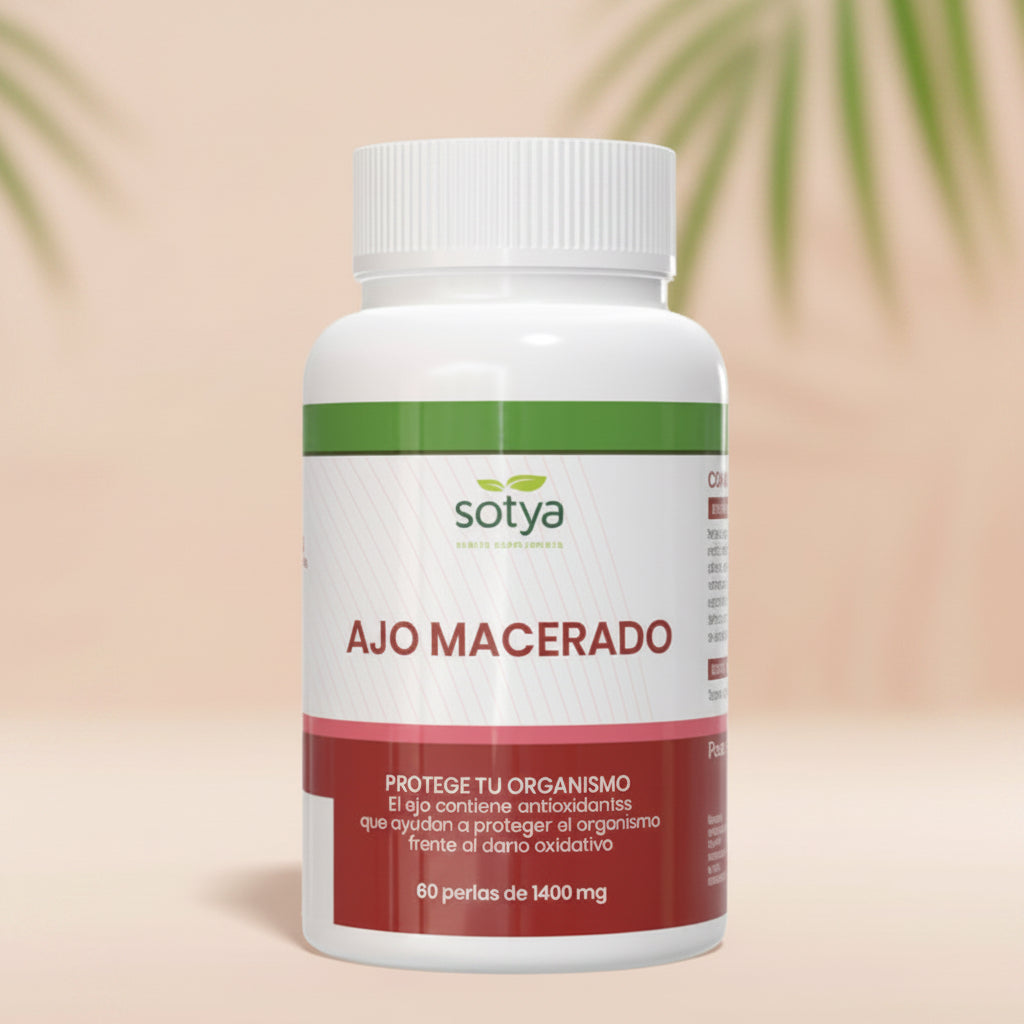 Ajo macerado 1400mg 60 perlas Sotya