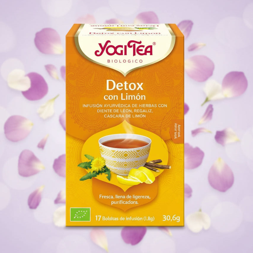 Yogi Tea Detox con limon 17 filtros BIO