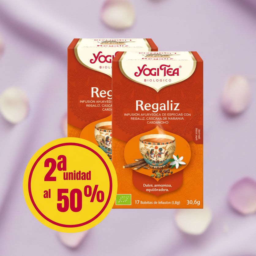 Yogi Tea Regaliz 2ª unidad al 50% 17 filtros BIO