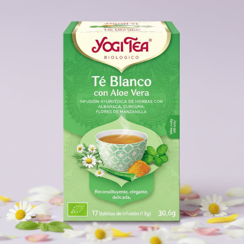 Yogi tea te blanco con aloe vera bio 17 filtro BIO