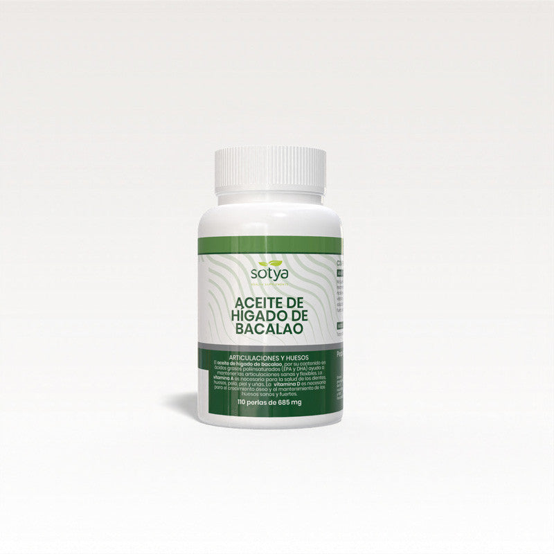 Aceite de higado de bacalao 685mg 110 perlas Sotya