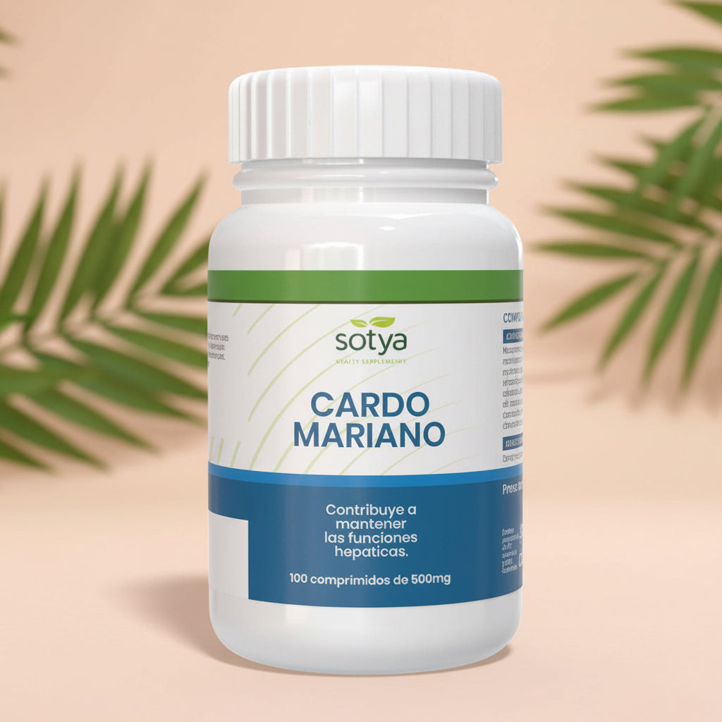 Cardo mariano 500mg 100 comprimidos Sotya
