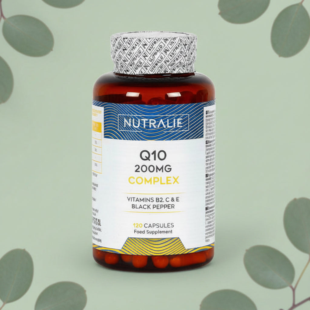 Nutralie Coenzima Q10 Complex 200mg 120 cápsulas suplemento energía — andavida.es