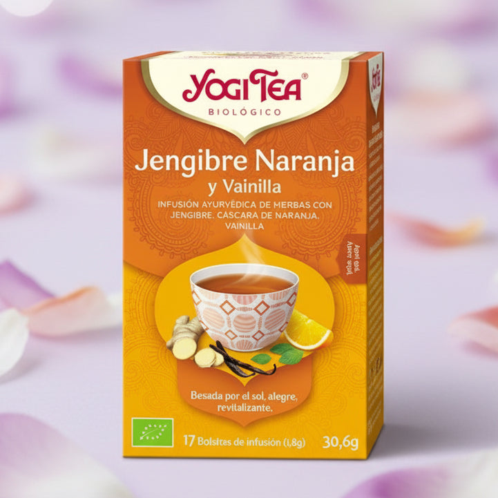 Yogi Tea Jengibre, naranja y vainilla 17 filtros BIO
