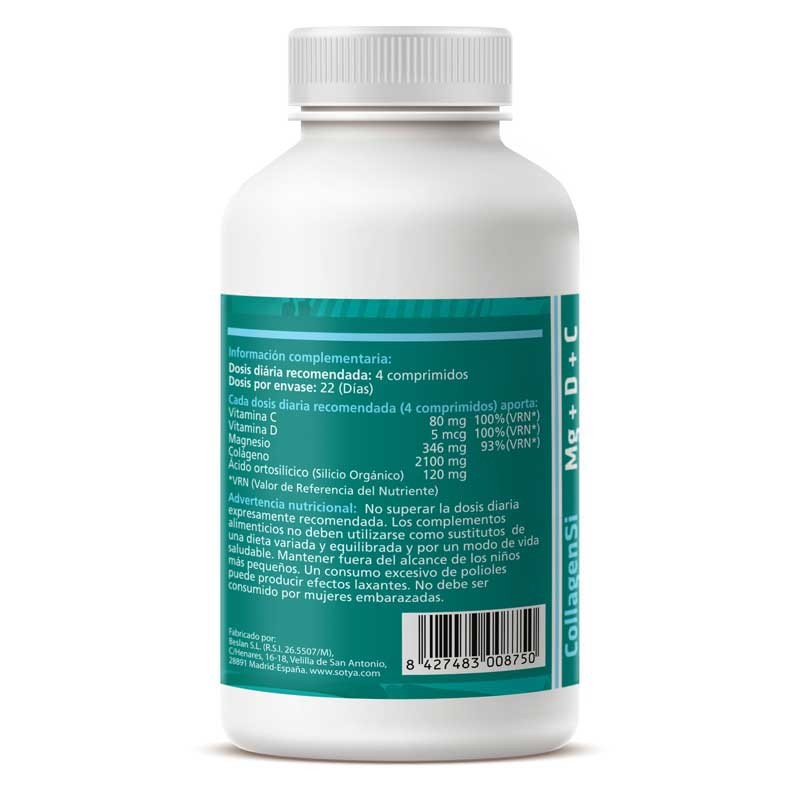 Collagen Si Mag+ D+C 1.3g 90 comprimidos Sotya