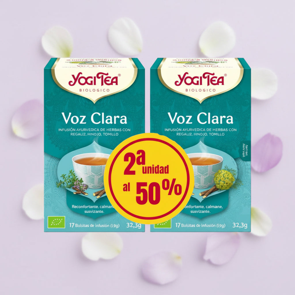 Yogi Tea Voz Clara 2ª unidad al 50% 17 filtros BIO