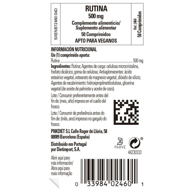 Rutina 500mg 50 comp Solgar
