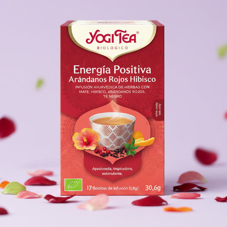 Yogi tea Energia positiva, arandano y hibisco 17 filtros BIO