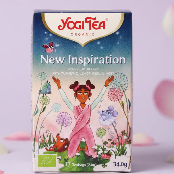 Yogi Tea New Inspiration Bio 17 filtros infusión ecológica claridad mental — andavida.es