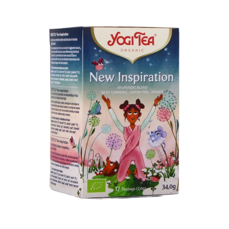 Yogi Tea New Inspiration Bio 17 filtros infusión ecológica claridad mental — andavida.es