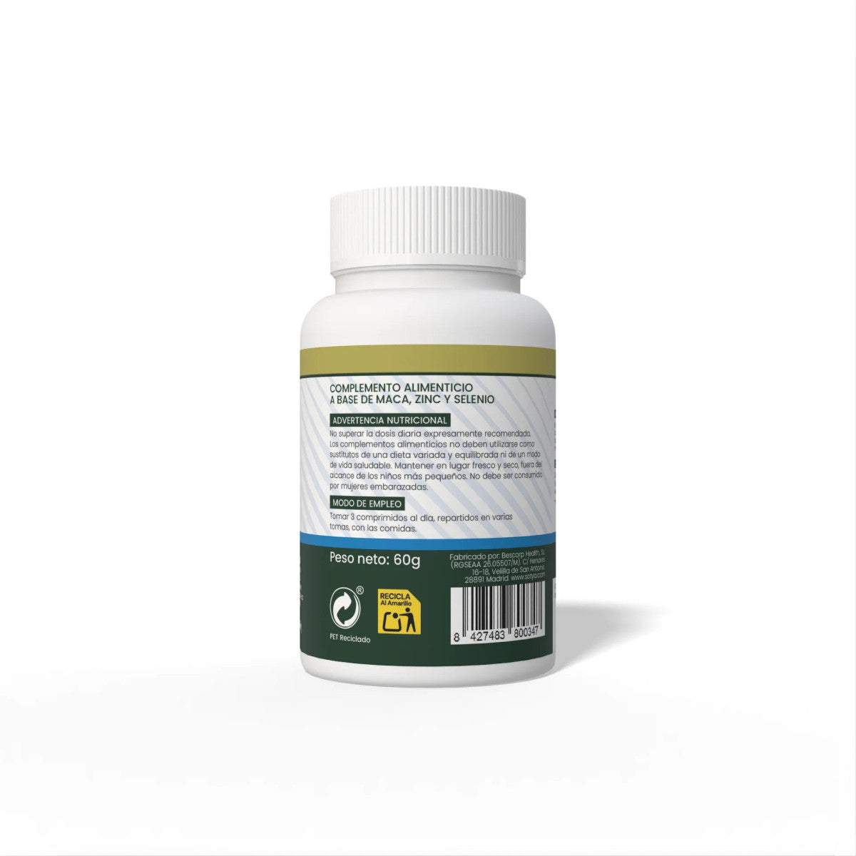 Maca+Zinc+Selenio 600mg 100 comprimidos Sotya